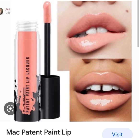 NWT MAC Cosmetics patent paint lip lacquer in patent pleasure - Picture 3 of 3